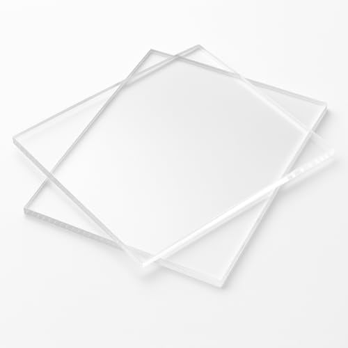 S-Polytec Acrylglas Zuschnitte | Platte | 2-10mm | für Leuchttransparente, Schilder, POS-Displays | TOP QUALITÄT (100 x 75cm, 3mm UV-Schutz)