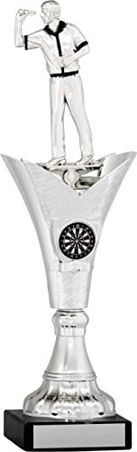 Trophy Darts Silver 30 cm, Free Engraving up to 45 Letters 1940b sdl