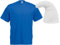 Alsino Schlumpf Kostüm Schlümpfe Verkleidung (Kv-136) mit blauem T-Shirt und weißer Zwergenmütze, Größe wählen:XL