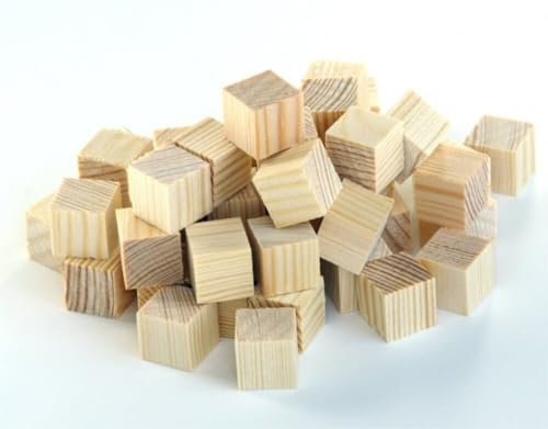 Würfel Kiefer natur 15 mm 2.Wahl