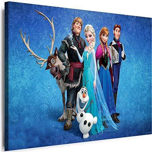 Julia-Art - Bilder Film Cartoons Tiere Kinder Prinzessin 60 x 40 cm LeinWandBilder Xxl - 1 Teilige WandBilder Art 3D Modern Kunstdrucke w-a-2063-7