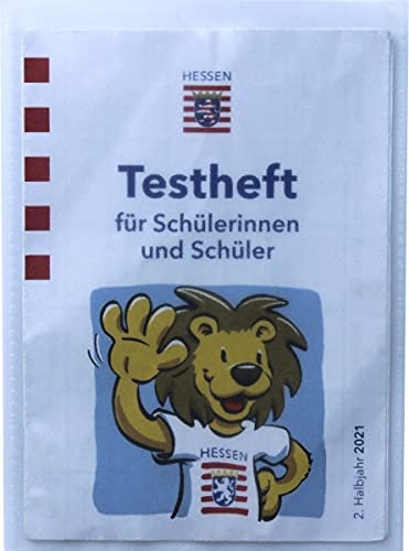 Einsteckhülle/Schutzhülle für Schüler Testheft Hessen, aus PP, transparent - 2er Pack