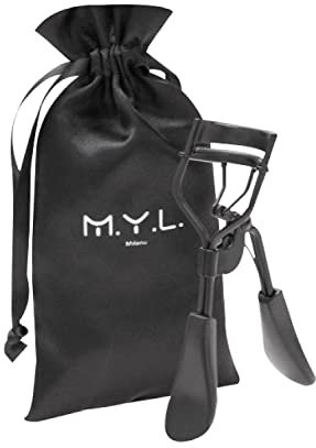 M.Y.L. Wimpernzange – Lash Curler x 2.0 Wimpern | Tragbare Wimpern Zange aus Schwarz Stahl