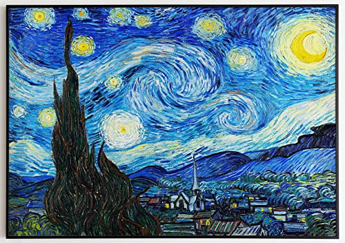 JOPRICO Vincent Van Gogh Druck - Sternennacht Größe 21x30cm (A4)