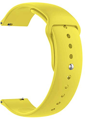 ONE ECHELON Bracelet de montre à dégagement rapide compatible avec Diesel Griffed Gen 6 - Bracelet de rechange en silicone avec bouton de verrouillage, Silicone, Sans pierre précieuse