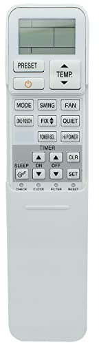 RC-WH-TA14NE Telecomando di ricambio per condizionatore d'aria Toshiba RAS-B10N3KV2-E1 RAS-B13N3KV2-E1 RAS-B10N3KV2-E RAS-10N3AV2-E RAS-B13N3KV2-E RAS-13N3AV2-E RAS-B16-B16N3KV2 Serie RAS-B13N3KV2