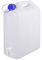 Jerrycanshop Jerrican en plastique (PEHD), 10 l, avec robinet, pour eau et aliments, en plastique (PEHD), sans BPA, naturel
