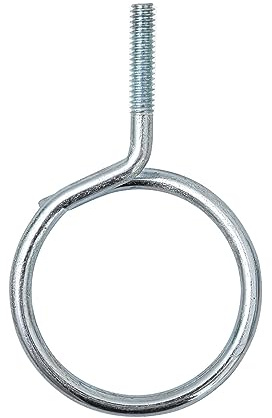 NIDAYE 1/4-20 Machine Threaded Bridle Rings, 2 Diameter Heavy Duty Cable & Wire Support, Cable Ring Hangers for Low Voltage Cable Management/Phone lines/Ethernet/Coaxial Cable, etc. 100 Packs