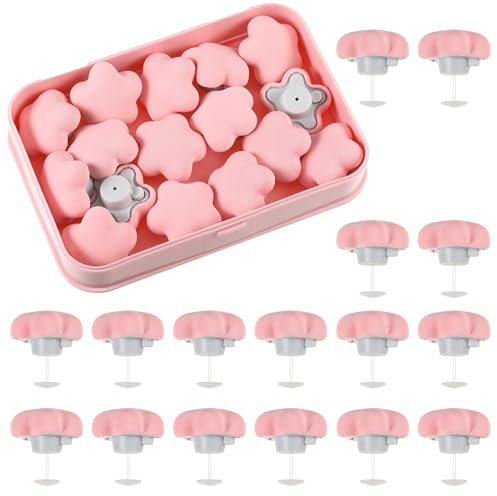 EUIOOVM Rosa Bettdecken Clips Bettdeckenbezug Klammer, Bettdecken Clips Kann verwendet Werden, um unordentliche Laken, Vorhänge, Kleidung zu organisieren, Bettdecke Pins Pilzbefestigungsclip mit Knopf