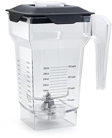 Jarra contenedor de 75 onzas para licuadoras Blendtec, para reemplazo de tarros Blendtec, compatible con todas las licuadoras Blendtec de consumo, incluye recipiente, hoja y tapa