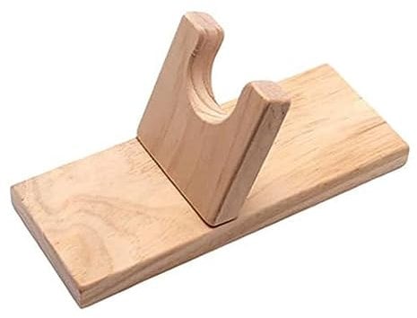 Louttary 1 PCS Hot Glue- Holder Wood Hot Melt Glue- Stand Hot Melt Glue- Base Craft Room Organizer