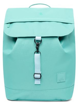 Lefrik SCOUT Rucksack - Ihr bester Freund mit Metallverschluss - 100 % recyceltes Polyester - 40 x 30 x 16 cm - 500 g, Pool Green, M