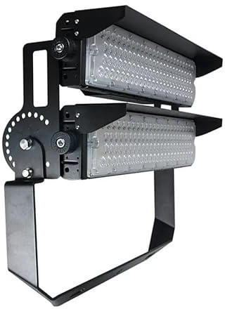 Projecteur LED Puissant Industriel 500W 170lm/W IP66 Noir Orientable - Blanc Neutre 4000K - 5500K