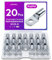 20 Stück Rohrkabelschuh 25mm2 M6 Kabelschuhe Set, ANVINKU Rohrkabelschuhe Set für Kfz Batteriekabel Set, Kabelschuh Sortiment, SC Rohrkabelschuh Set, 25mm² Kabelschuhe für Auto Motorräder Boote