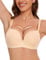 Upushall Women's Padded Push Up Supportive Bras for Women Bombshell Comforttable Tshirt Everyday Bra Plunge, Nude, 38C