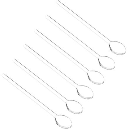 Yardenfun 2 Sets À Café En Rührlöffel Große Servierlöffel Glasutensilien Für Kaffeedesserts 6 Stück * 2