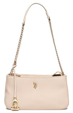 U.S.POLO ASSN. - Hobo-Tasche aus polyurethan, beige (28 X 4 X 15 cm)