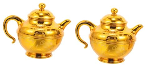 MAGICLULU 2pcs Buddhist Offering Accessory Handmade Pp Water Jug Pitcher Chinese Teapot Style for Daily Usage Decor