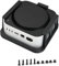 MUMQAQ Untertischhalterung für Mac Mini M4/M4 Pro 2024, Desktop-Computer unter dem Schreibtisch, Ständer, Zubehör, Wandhalterung, Monitor-Display-Rack-Halterung, schnelle Demontage und einfache