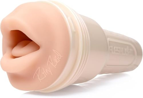 Fleshlight Riley Reid Insomnia (Mouth) - Masturbatore SuperSkin, giocattolo del sesso estremamente realistico