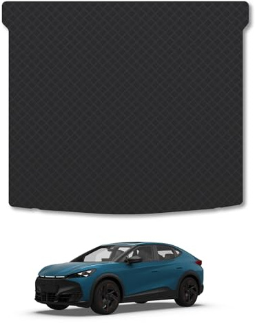 Rubber Boot Liner Compatible With Cupra Tavascan (2024+) [UPPER BOOT FLOOR] Tailored Fit Heavy-Duty Premium 3mm Rubber Protector Boot Mat Anti-Slip Durable Waterproof Custom Fit Dog Friendly