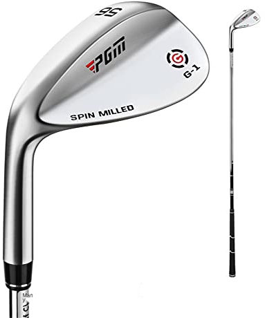 56/60 Degree Golf Club Wedge for Left-Handed Men Women Golfers, Golf Sand Wedge with Stainless Steel Shaft and Head (Left,56D,Silver)