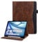 Cicili Hülle für iPad Air 11 Zoll M3/M2 (2025/2024), Folio Schutzhülle mit Tasche Ständer PU Lederhülle Flip Case Cover für iPad Air 5./4. Generation (2022/2020) 10,9 Zoll Hülle Tablet, Braun