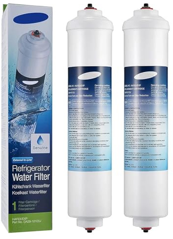 Compatibile con Samsung, DA29-10105J, compatibile con HAFEX, EXP WSF-100 Pure, compatibile con LG, 5231JA2010B, compatibile con GE, acqua filtrata for frigorifero(2pcs)