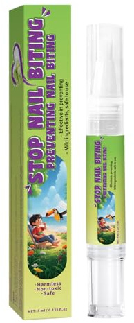 Nagelbeiß-Prävention Sicherer 4 ml Daumenlutsch-Fingerschutz & | Anti-Kau Nagellack Für Zuhause, Reise, Tag, Spa, Maniküre, Kinder, Jugendliche Und Erwachsene