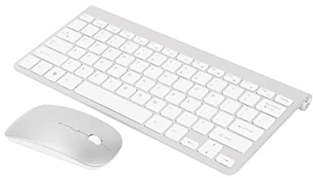Keyboard Mouse Set Wireless Mini Usb 2.4g Keyboard Mouse Set Combo Cordless Kit for Pc Computer Black