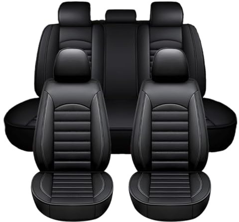 LUUXWPFZ Autositzbezüge, für BMW 1 Series 1er Serie 1 E81 E82 E87 E88 F20 F21 F40 F70 F52 Robuste Luxus Leder Autositzschoner, Wasserdicht rutschfest Komplettset Autozubehör Innenraum