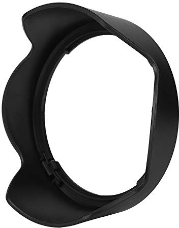 Generic EW-73C Paraluce per Fotocamera in Plastica Resistente Paraluce con Supporto Protettivo per Obiettivo EF-S 10-18mm F4.5-5.6 IS Leggero per Fotografia All'aperto