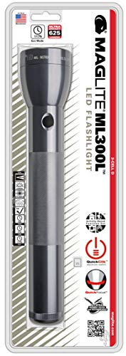 Maglite - Lampe torche LED ML300L 3 piles Type D 23,1 cm - Gris