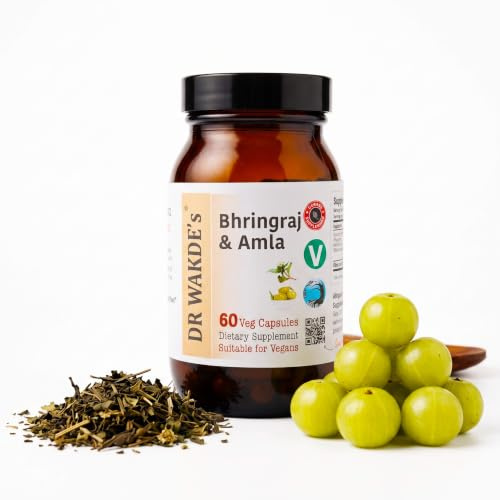 DR WAKDE'S® Bhringraj y Amla Cápsulas I 100% Natural I 60 cápsulas I Productos ayurvédicos I Sin aditivos I I Descuentos I