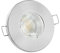 linovum Feuchtraum LED Einbaustrahler 6W flach IP65 mit Wasserschutz für Bad, Dusche oder Außen warmweiß 2700K