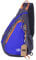 EGOGO Multifunktions Sling Pack Bag Rucksack Cross Body Umhängetasche Schultertasche Fahrradrucksäck (Heiß Blau)