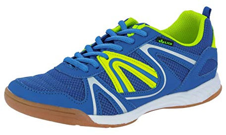 Lico Herren Fit Indoor Hallenturnschuh, Blau Lemon, 36 EU