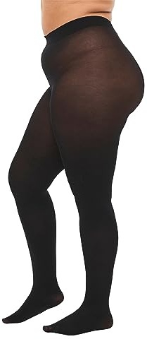 Zizzi Strumpfhose Große Größen Damen 100 DEN - Blickdichte Nylonstrumpfhose mit Gutem Halt - Weiches Material & Hohe Qualität - aus Polyamid/Elastan