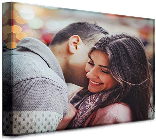 lightbox multicolor - LED Bild - Ihr eigenes Motiv Foto als Leuchtbild - 100 x 70 cm - Front Lighted - Made in Germany