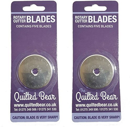 matelassé Ours Dafa Cutter rotatif 45 mm de rechange Lame de rechange Convient pour OLFA et Fiskars Multipack – Bulk remises