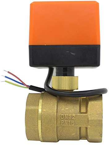 valvola motorizzata 2 vie 220v elettrovalvola normalmente aperta acqua 1/2 3/4 1 1-1/4 1-1/2 2 pollice (1-1/4 pollice DN32)