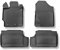 Mossa - TPE Fußmatten Auto kompatibel mit Toyota Yaris III Hatchback (09.2011-08.2020) - schwarz Automatten Autoteppiche - G1