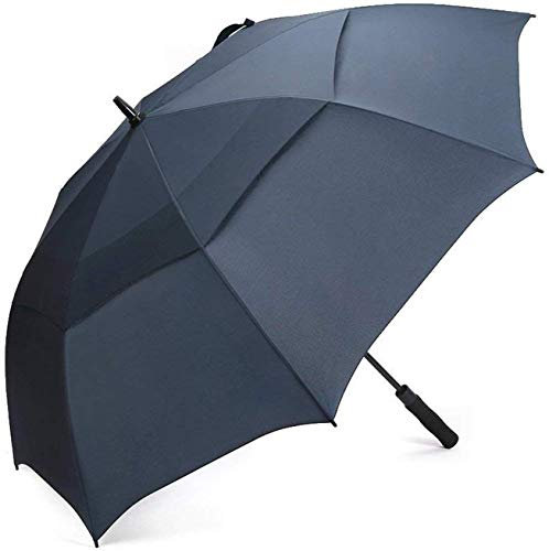G4Free 55/61/69/72 Pulgadas Sombrilla de Golf a Prueba de Viento Toldo Doble Ventilado Extra Grande de Gran Tamaño Automático Abierto Impermeable Palos Paraguas
