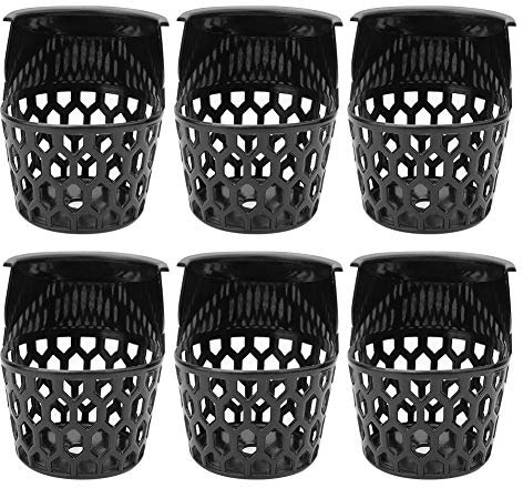 Agatige 6PCS Billardtisch Taschen, Kunststoff Snooker Korb Billardkugel Aufbewahrung Billardtisch Zubehör(20cm)