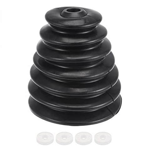 sourcing map Rubber Drill Dust Cover Collector, for Electric Hammer Impact Drill Ash Bowl, Device Tool Accessories, Black