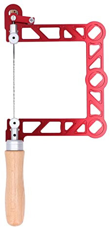 Laubsäge, Laubsäge für Holzarbeiter, U-Form, Holzgriff, Laubsäge für Holzbearbeitung, Schmuckherstellung(4in)