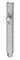 SERRATURA VERTICALE LEGGERA ZINCO A VITE 200MM