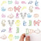 30 Stück Büroklammern, Cartoon Bunte Tier Design Büroklammern, Metall Paper Clips, Kreative Büroklammern für Lesezeichen Büro Schule Notebook Metall Paper Clips Lesezeichen