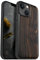 Carveit Handyhülle für iPhone 14 Holz Cover kompatibel mit MagSafe Case Massivholz für Apple 14 Stoßfeste Stoßstange Weich TPU hulle（Dunklesholz-Schlichtem Holz）