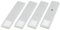 kalb | LED Unterbauleuchten SET Solid2, silbergrau mit mech. Schalter, 3W, 200cm Kabellänge, Auswahl:4er Set warmweiss